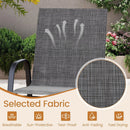 Outdoor Bar Stools Set of 2 29 Inch Fabric Bar Height Stools with Armrests by LJGDeals