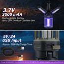 Outdoor Bug Zapper with Foldable Camping Lantern USB by DirectDeals