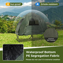 1-Person Folding Camping Tent with Sunshade and Air Mattress by LJGDeals