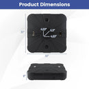 Outdoor Cantilever Umbrella Base Square Water and Sand Fillable Base by LJGDeals