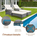 Outdoor Chaise Lounge Chair by LJGDeals