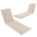 Outdoor Chaise Lounge Cushion Patio Furniture Folding Pad with Fixing Straps