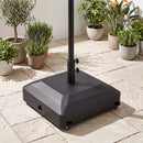 Fillable Umbrella Base with Wheels - Water/Sand Weighted by DirectDeals