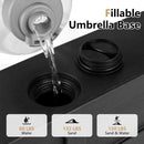 Fillable Umbrella Base with Wheels - Water/Sand Weighted by LJGDeals