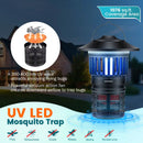 Outdoor Fly Trap with Light Rechargeable Electric Bug Catcher and Killer by LJGDeals