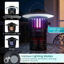 Outdoor Fly Trap with Light Rechargeable Electric Bug Catcher and Killer by LJGDeals