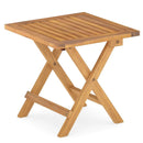 Outdoor Folding Side Table for Small Space and Garden by LJGDeals