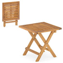 Outdoor Folding Side Table for Small Space and Garden by LJGDeals