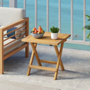 Outdoor Folding Side Table for Small Space and Garden by LJGDeals