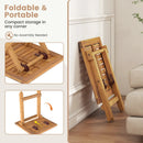 Outdoor Folding Side Table for Small Space and Garden by LJGDeals