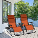 Outdoor Folding Zero Gravity Reclining Lounge Chair by LJGDeals