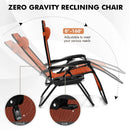Outdoor Folding Zero Gravity Reclining Lounge Chair by LJGDeals