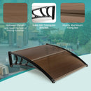 Outdoor Front Door Patio Overhang Awning for Sunlight Rain Snow Wind Protection by LJGDeals