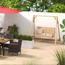 Patio Bundle: Outdoor Furniture Set+Patio Umbrella+Patio Swing+Bistro Set by LJGDeals