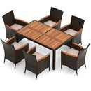 Patio Bundle: Outdoor Furniture Set+Patio Umbrella+Patio Swing+Bistro Set by LJGDeals
