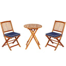 Patio Bundle: Outdoor Furniture Set+Patio Umbrella+Patio Swing+Bistro Set