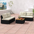 5 Piece Outdoor Furniture Set with Solid Tabletop and Soft Cushions by LJGDeals