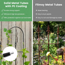 58 x 73 Inch Outdoor Garden Rose Arch Trellis for Climbing Plants by LJGDeals