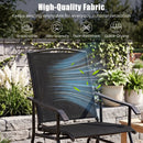 Outdoor Glider Chair with Metal Frame and Armrests by DirectDeals