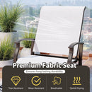 Outdoor Glider Chairs Set of 2 with Ergonomic Backrest and Seat by LJGDeals