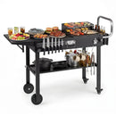 Foldable Grill Cart with 31" Tabletop & Storage Shelf by LJGDeals