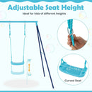 Outdoor Heavy Duty Metal Toddler Swing Set with Stand by LJGDeals
