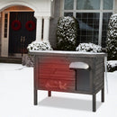 Outdoor Insulated Cat House with All-Round Foam Insulated for Winter-Gray by LJGDeals