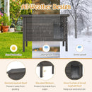 Outdoor Insulated Cat House with All-Round Foam Insulated for Winter-Gray by LJGDeals
