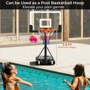 3.3-7 Feet Portable Adjustable Outdoor Kids Basketball Hoop Goal System by LJGDeals