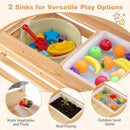 Outdoor Kids Mud Kitchen with Extended Tabletop and Water Tank by LJGDeals