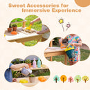 Outdoor Kids Mud Kitchen with Extended Tabletop and Water Tank