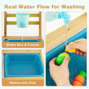 Outdoor Kids Mud Kitchen with Faucet and Water Box by LJGDeals