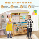 Outdoor Kids Mud Kitchen with Faucet and Water Box by LJGDeals