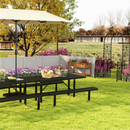 Outdoor Living Ultimate 6-in-1 Combo Set: Garden Dining and Relaxation Bundle