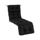 Outdoor Lounge Chaise Cushion with String Ties for Garden Poolside by LJGDeals