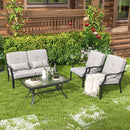 Outdoor Loveseat Chair Set with by LJGDeals