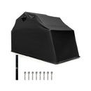 Outdoor Motorcycle Shelter Waterproof Motorbike Storage Tent with Cover-Black by LJGDeals