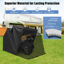 Outdoor Motorcycle Shelter Waterproof Motorbike Storage Tent with Cover-Black by LJGDeals