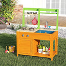 Outdoor Mud Kitchen Playset for Girls and Boys 3+ Years Old-Orange by LJGDeals