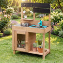 Wooden Play Kitchen with Stove, Storage & Water System by LJGDeals