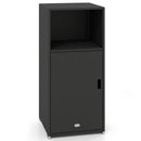 PE Wicker Storage Cabinet with Door and Open Shelf by LJGDeals