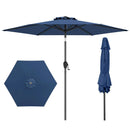 7.5 feet Outdoor Patio Heavy Duty Market Umbrella with Push Button Tilt by LJGDeals