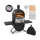 Outdoor Pizza Oven with 600D Oxford Fabric Cover 12 Inch Pizza Stone and Cooking Grill by LJGDeals