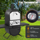 Outdoor Pizza Oven with 600D Oxford Fabric Cover 12 Inch Pizza Stone and Cooking Grill by LJGDeals