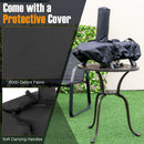 Outdoor Pizza Oven Portable Wood Pellet Pizza Stove with 12 Inch Round Rotatable Pizza Stone by LJGDeals