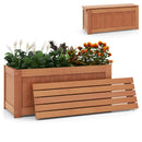 Outdoor Plant Container with Seat for Garden Yard Balcony Deck by LJGDeals