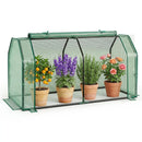 Portable Mini Greenhouse with PE Cover and Zippered Door by LJGDeals