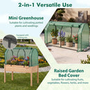 Portable Mini Greenhouse with PE Cover and Zippered Door by DirectDeals