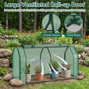 Portable Mini Greenhouse with PE Cover and Zippered Door by LJGDeals