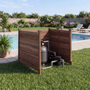 3-Panel Outdoor Privacy Fence for AC Units & Equipment by LJGDeals